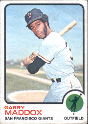1973 Topps Baseball Cards      322     Garry Maddox RC